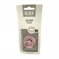 Пустышка латексная BIBS Colour -Baby Pink, 0+ мес.