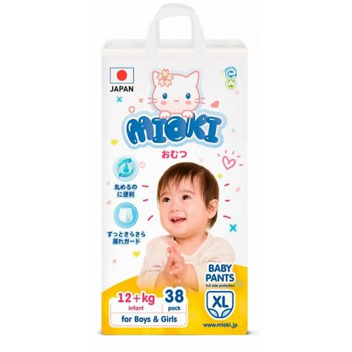 Трусики-подгузники MIOKI, размер XL (12+ кг.), 36 шт по цене 899 руб. |  MommyGadget