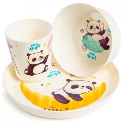 Набор детской посуды Lalababy Play with me Panda